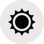 Value points - sun icon for plant labels
