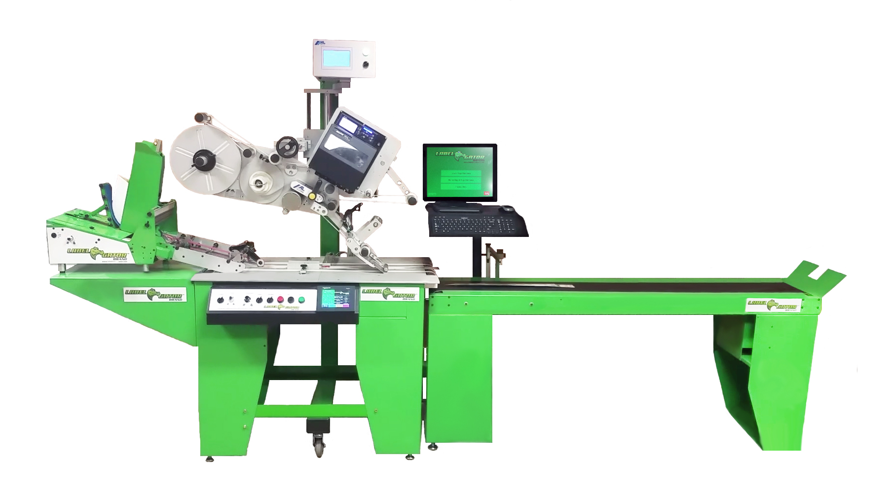 The Tag Labeling System by Label Gator - 2.0, straight conveyor