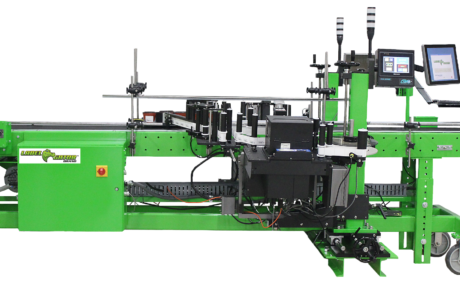 two-sided print and apply labeling automation system