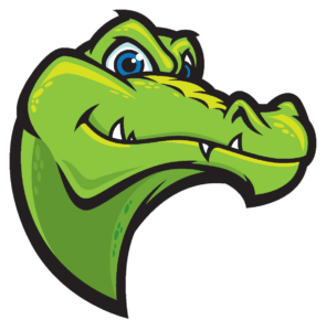 label gator brand - gator head logo