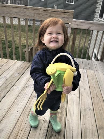 the value of gardening creating a toddler's happiness