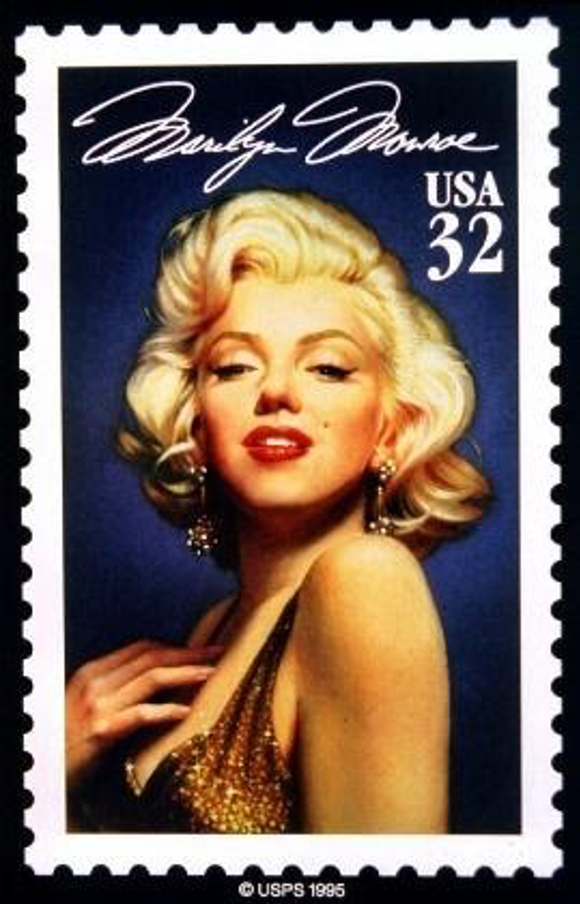 Marilyn Monroe stamp